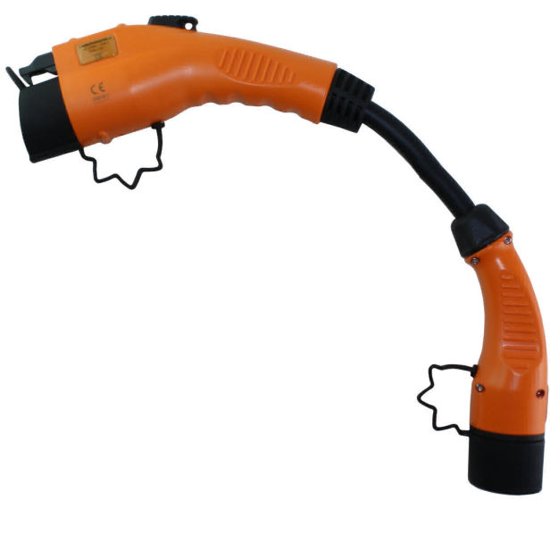 Type 2 to Type 1 adapter for use by Japanese cars such as Mitshibishi and Nissan